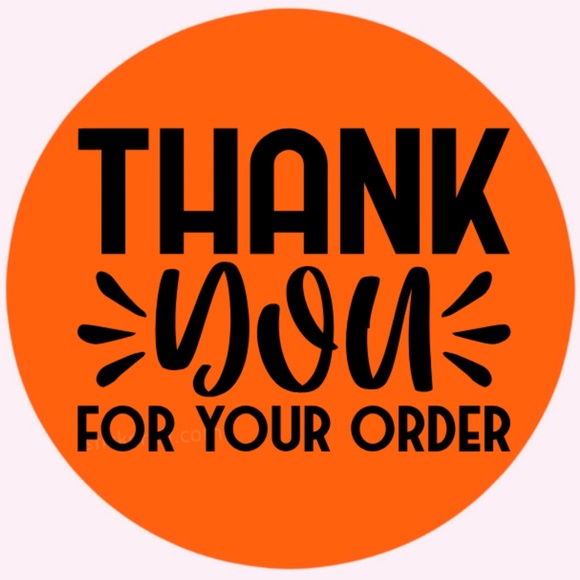 100 thank you for your order stickers | packaging supplies NWT - Picture 10 of 11